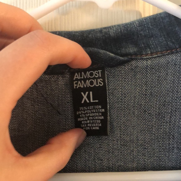 Distressed denim jacket - Picture 2 of 3